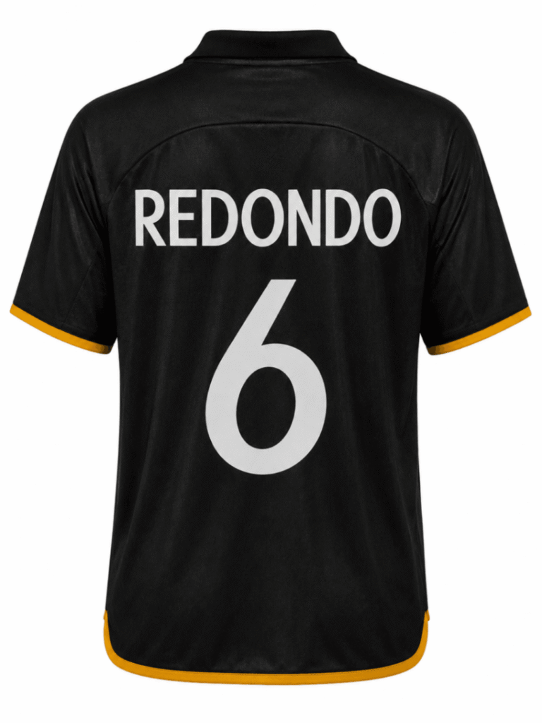 Camiseta retro REAL MADRID 1999 visita versión fan Redondo #6