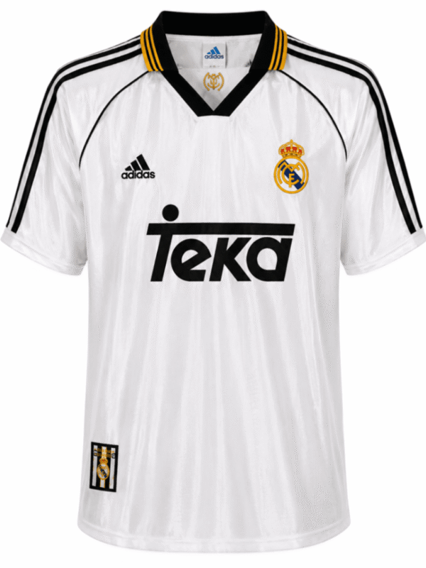 Camiseta retro REAL MADRID 1999 casa versión fan Raul #7