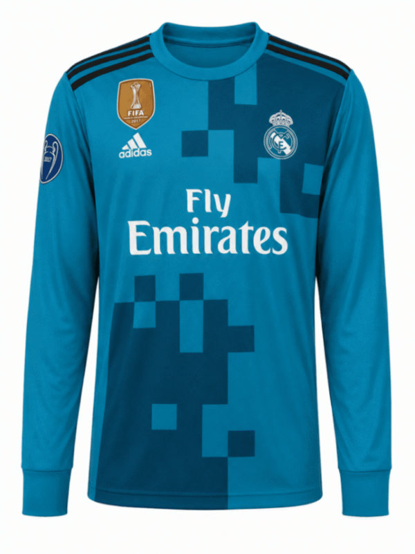 Camiseta retro REAL MADRID 2017 alterna versión fan Ronaldo #7 - manga larga