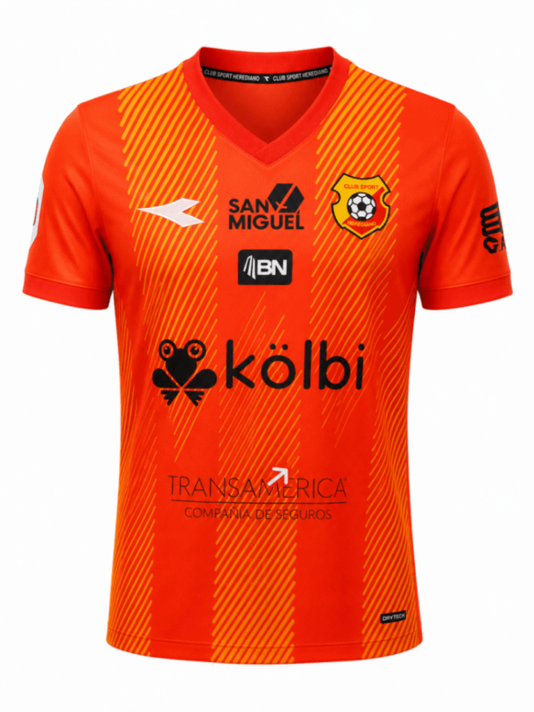 Camiseta retro HEREDIA 2023 casa versión fan