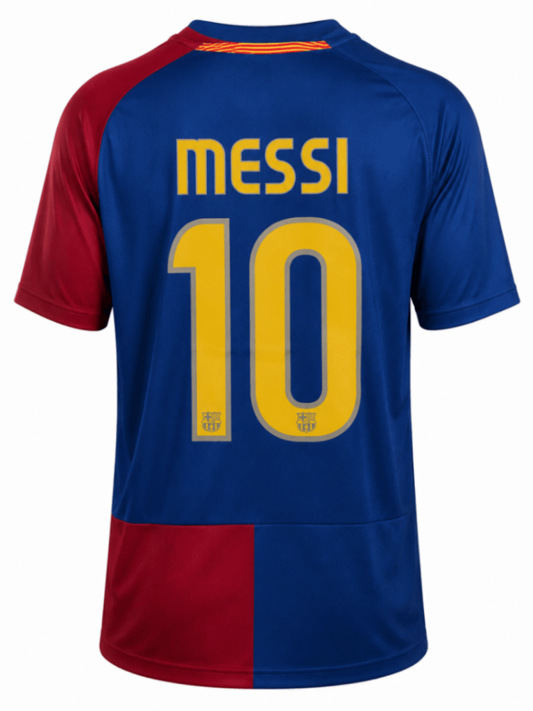 Camiseta retro BARCELONA 2008 casa versión fan Messi #10