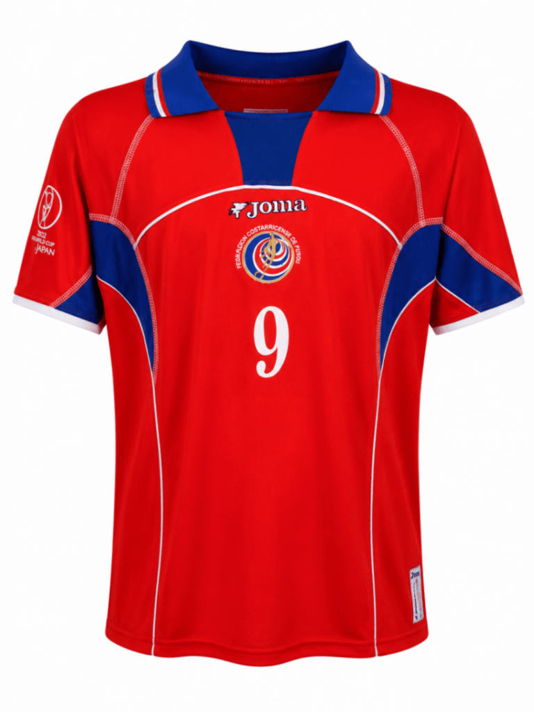 Camiseta retro COSTA RICA 2002 casa Wanchope #9