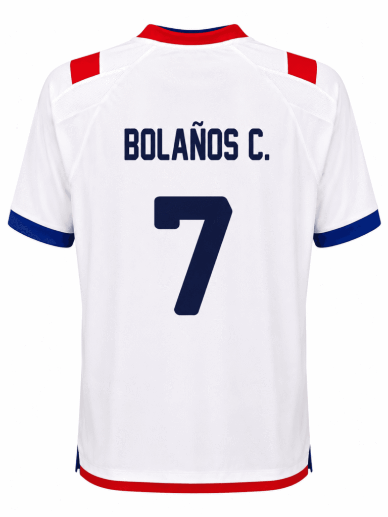 Camiseta retro COSTA RICA 2014 visita Bolaños #7