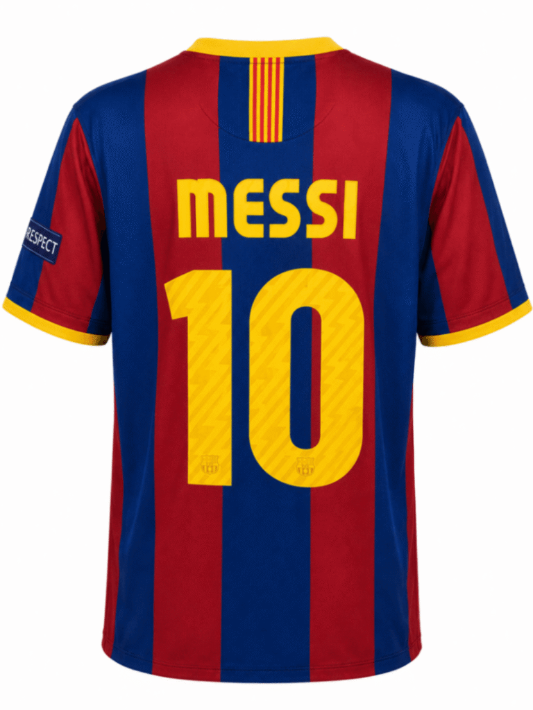 Camiseta retro BARCELONA 2010 casa versión fan Messi #10