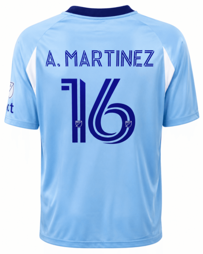 Camiseta NEW YORK CITY 2025 casa versión fan A. Martinez #16