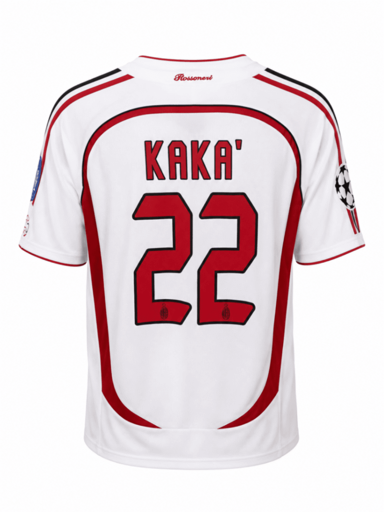 Camiseta retro AC MILAN 2006 visita Kaká #22