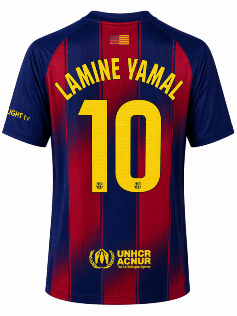Camiseta BARCELONA 2025 casa versión fan Lamine Yamal #10