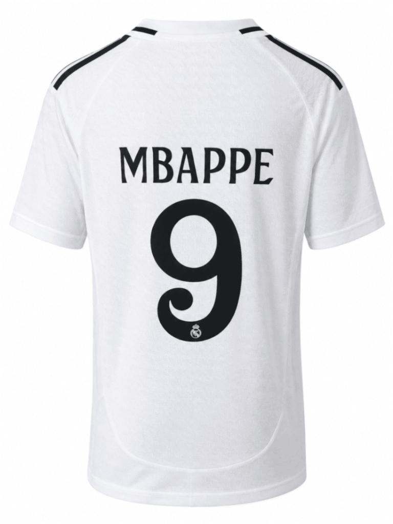 Camiseta REAL MADRID 2024 casa versión player Mbappé #9