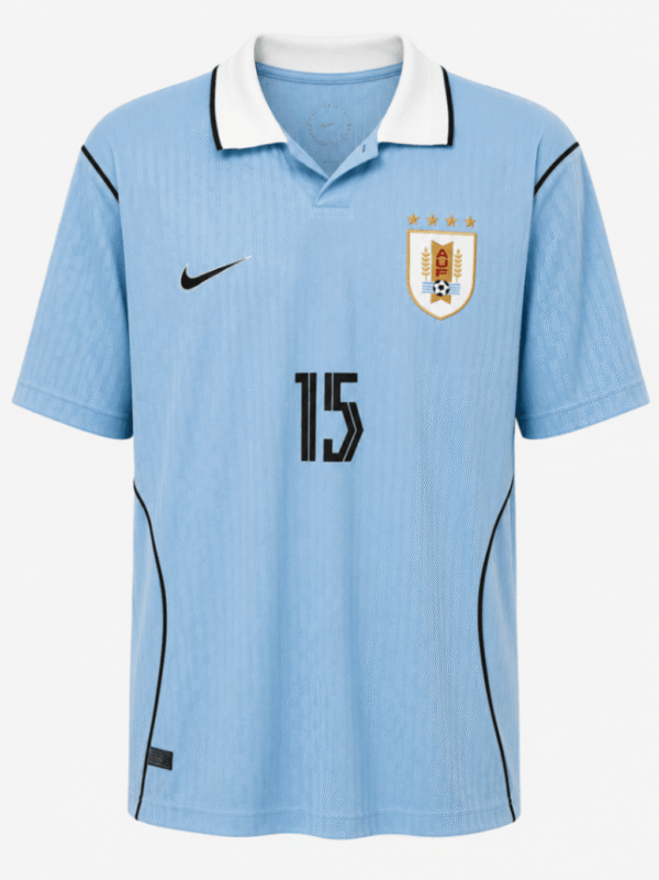 Camiseta URUGUAY 2026 casa versión player F. Valverde #15