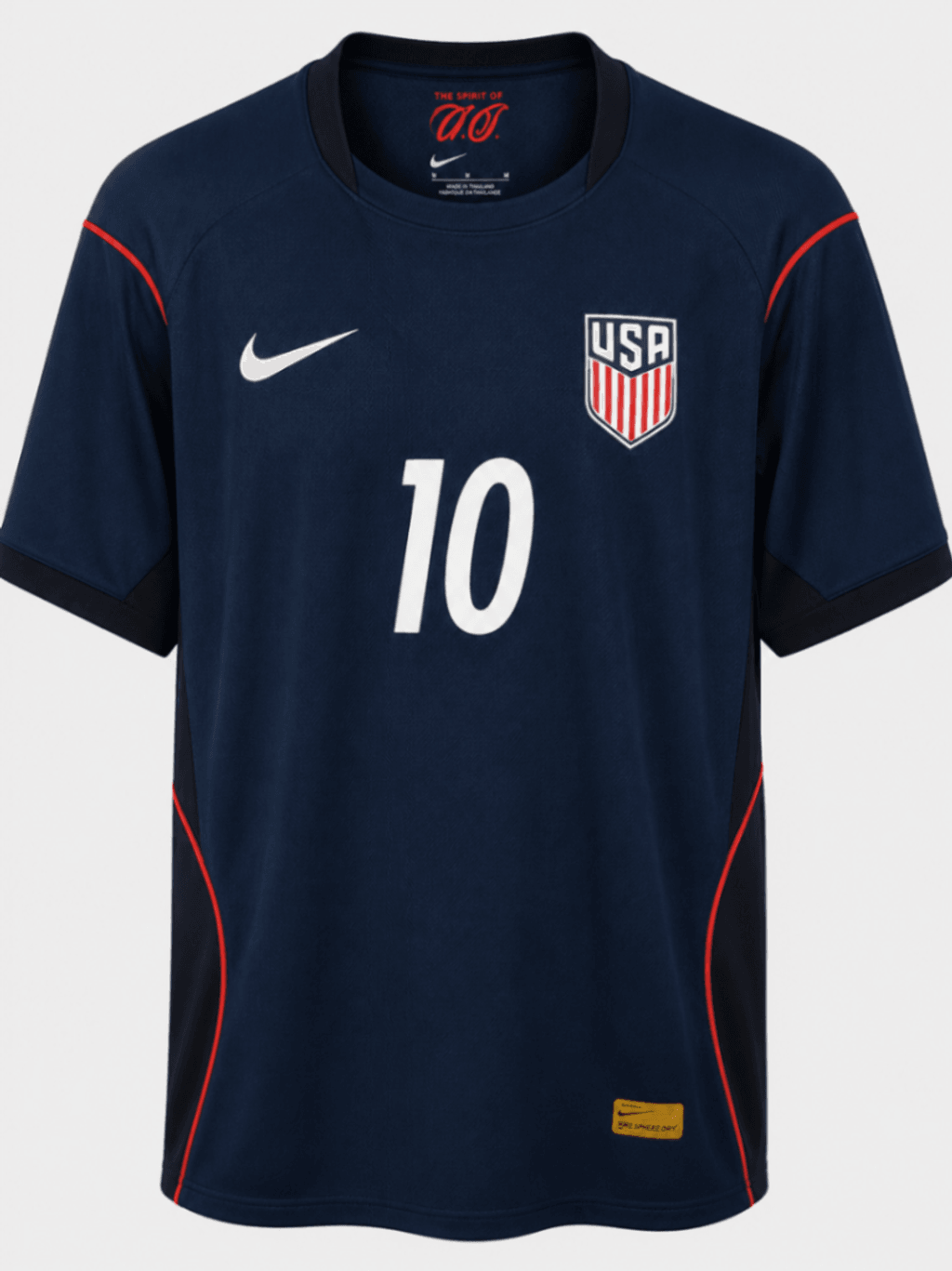 Camiseta ESTADOS UNIDOS 2026 visita versión player Pulisic #10