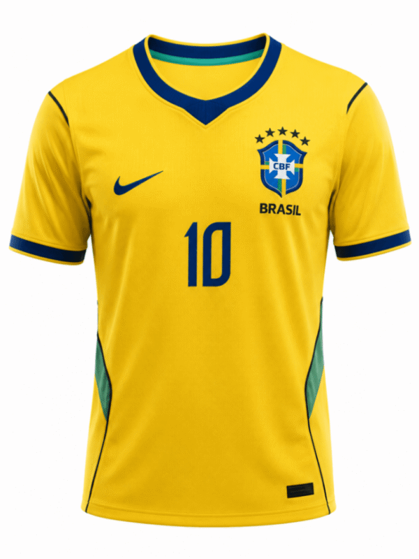 Camiseta BRASIL 2026 casa versión fan Neymar Jr. #10