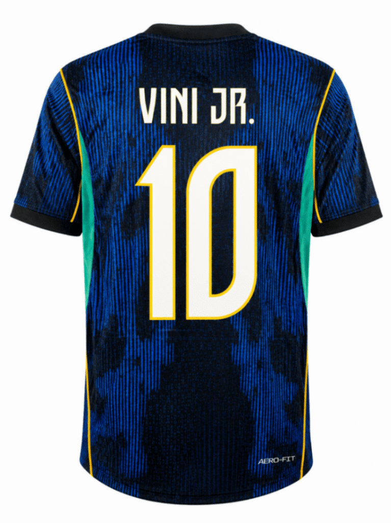 Camiseta BRASIL 2026 visita versión player Vini Jr. #10