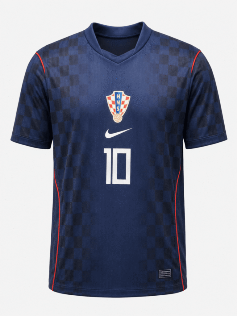 Camiseta CROACIA 2026 visita versión player Modric #10