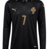 Camiseta PORTUGAL 2025 edición especial Pantera Negra versión fan Ronaldo #7 - manga larga