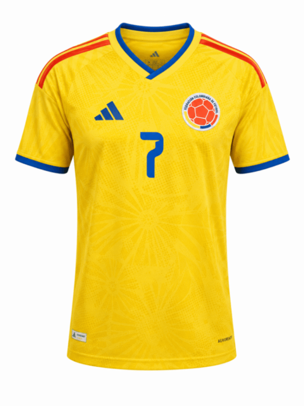 Camiseta COLOMBIA 2026 casa versión player Luis Diaz #7