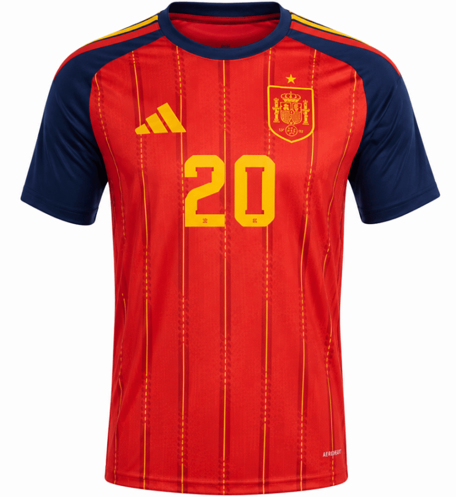 Camiseta ESPAÑA 2026 casa versión player Pedri #20