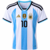 Camiseta mujer ARGENTINA 2026 casa versión fan Messi #10