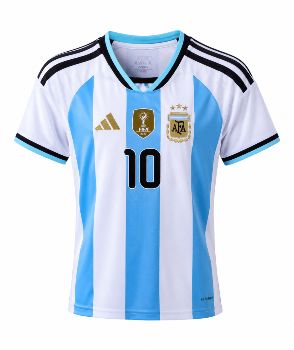 Camiseta mujer ARGENTINA 2026 casa versión fan Messi #10