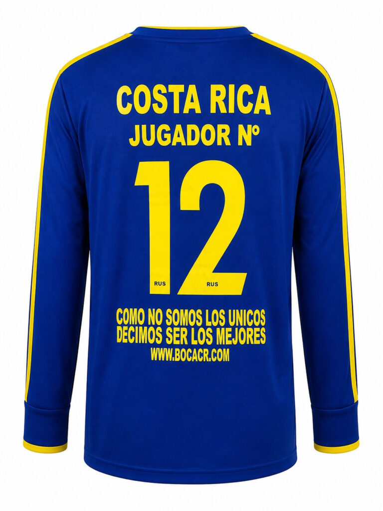 Camiseta peña BOCA JUNIORS Costa Rica Jugador N°12
