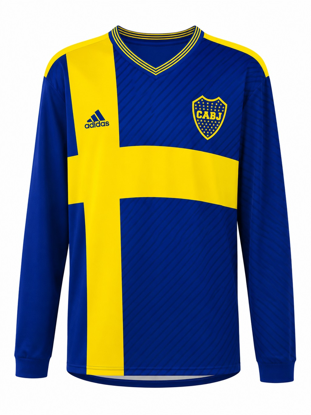 Camiseta BOCA JUNIORS 2024 alterna versión fan - manga larga