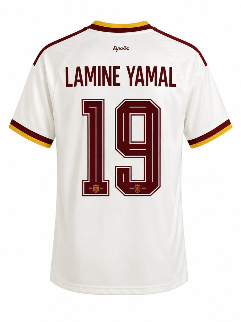 Camiseta ESPAÑA 2026 visita versión fan Lamine Yamal #19