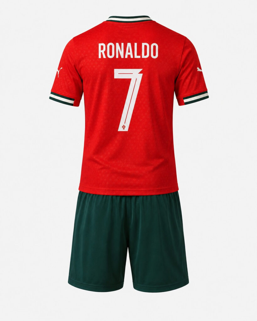 Uniforme niño PORTUGAL 2025 casa Ronaldo #7