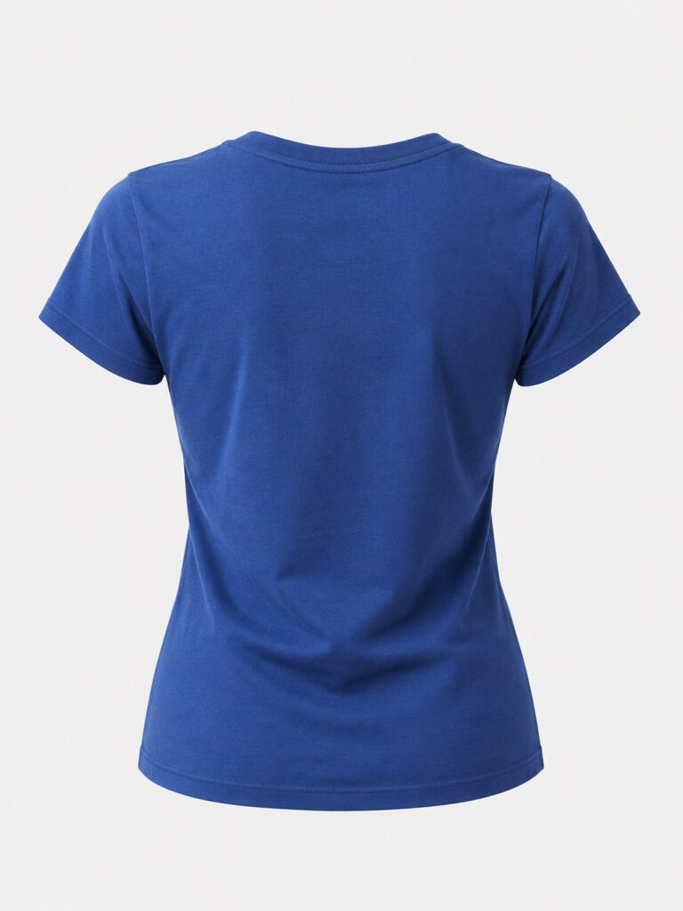 Tshirt mujer BOCA JUNIORS, color celeste con escudo CABJ al frente