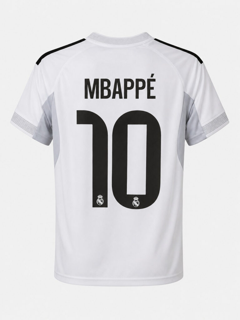 Camiseta mujer REAL MADRID 2025 casa versión fan Mbappé #10