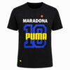 Tshirt BOCA JUNIORS, color negro Maradona #10 Puma
