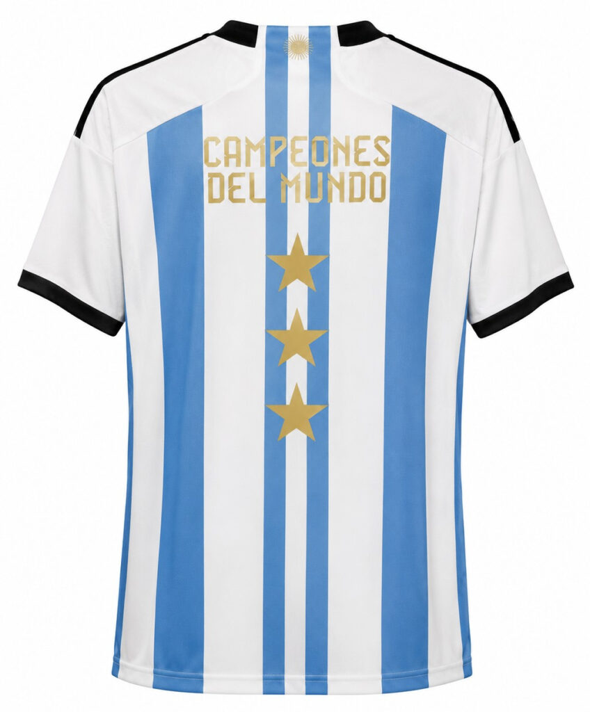 Camiseta ARGENTINA 2022 edición especial Campeones del Mundo