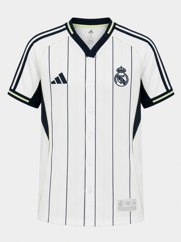 Camiseta estilo baseball REAL MADRID 2025 edición especial US Pack versión fan