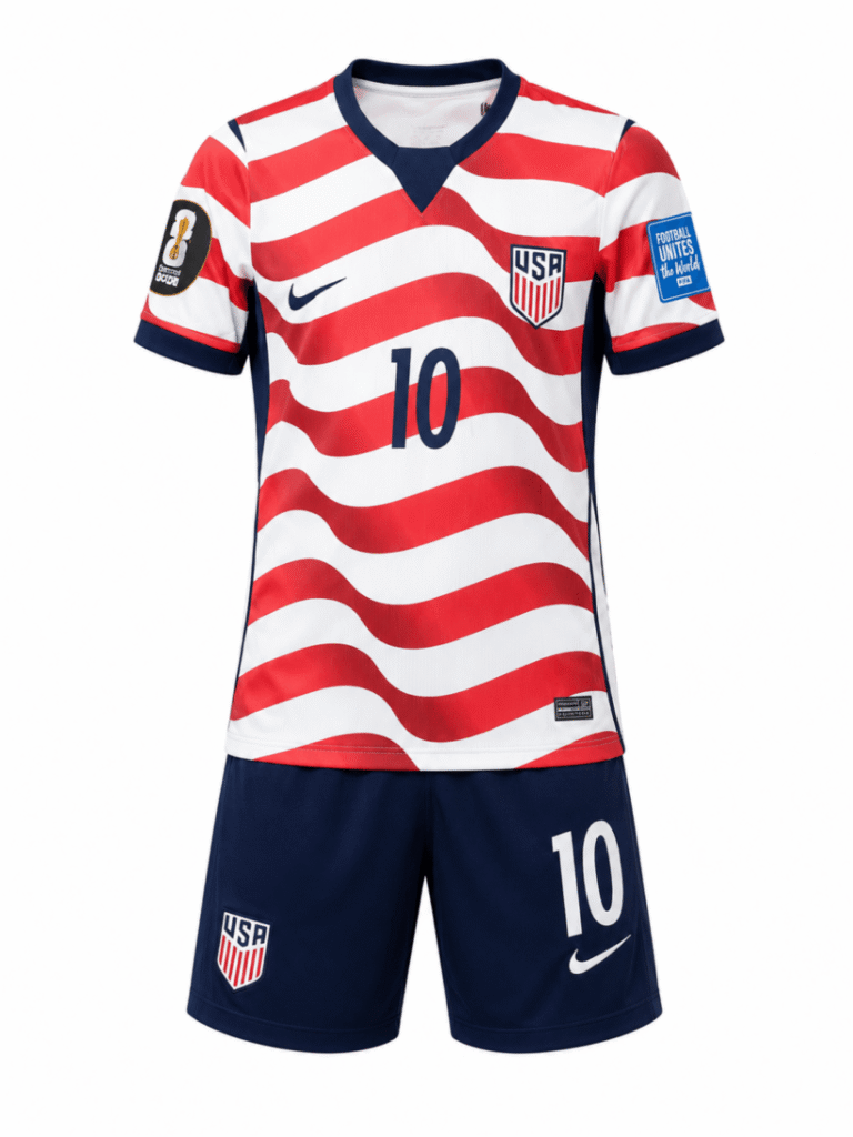 Uniforme niño ESTADOS UNIDOS 2026 casa Pulisic #10