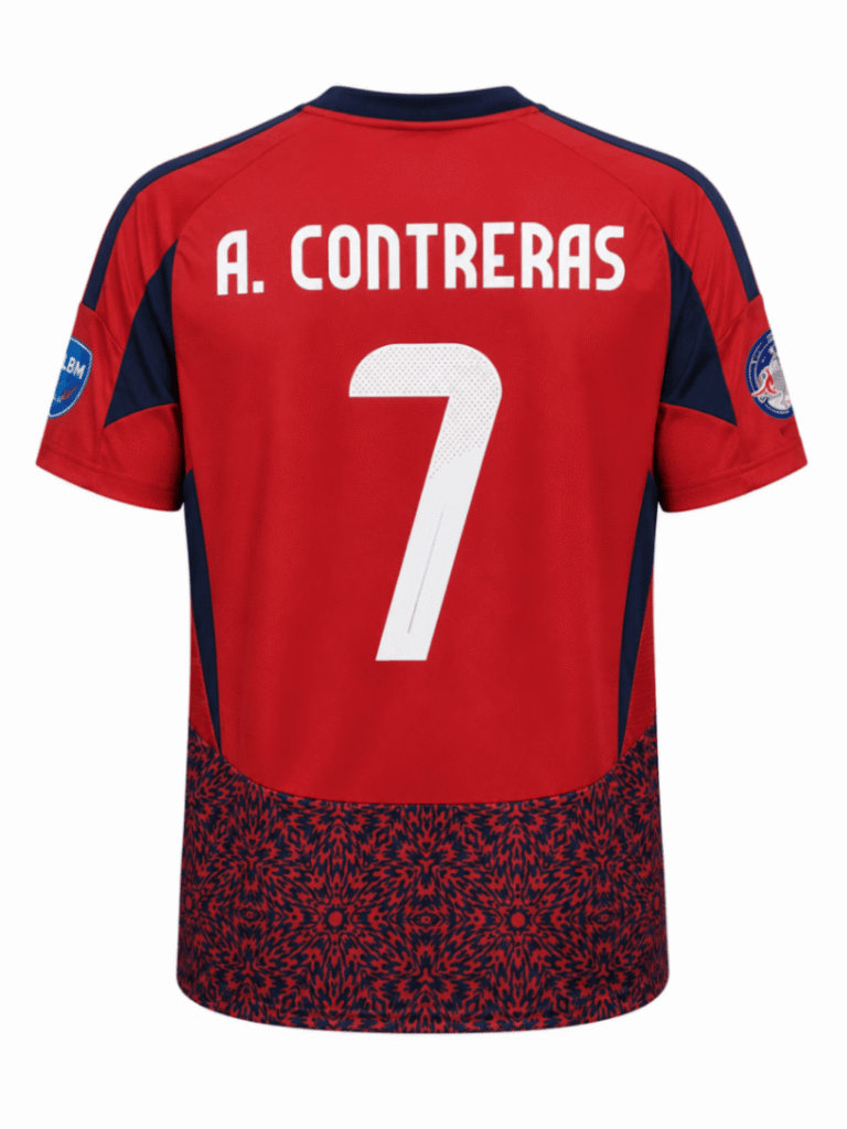 Camiseta original COSTA RICA 2024 casa versión fan A. Contreras #7