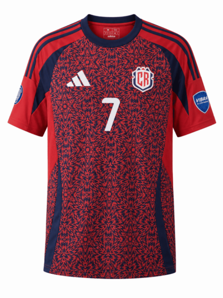 Camiseta original COSTA RICA 2024 casa versión fan A. Contreras #7
