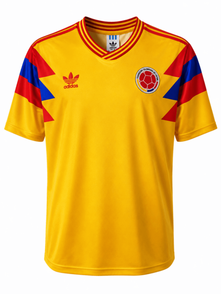 Camiseta retro COLOMBIA 1990 casa