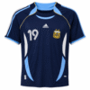 Camiseta retro ARGENTINA 2006 visita Messi #19