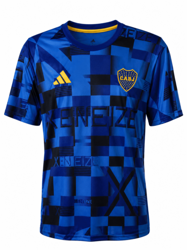 Camiseta BOCA JUNIORS 2025 entrenamiento versión fan Riquelme #10