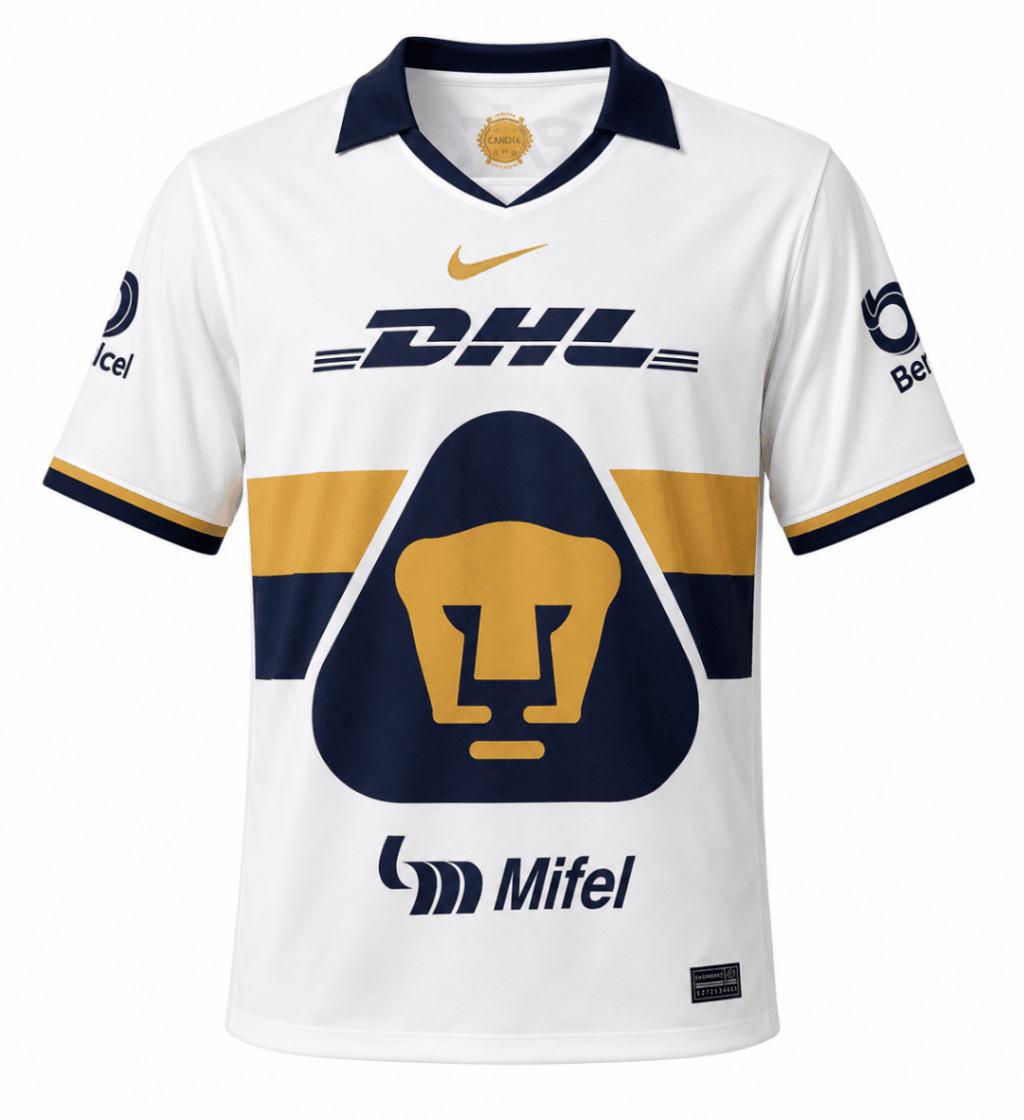 Camiseta PUMAS UNAM 2025 casa versión fan