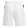 Pantaloneta COSTA RICA, blanca con franjas negras a los costados