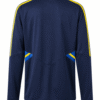 Sudadera BOCA JUNIORS, azul marino oscuro con franjas amarillas a los costados
