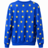 Sudadera BOCA JUNIORS, azul rey con estrellas