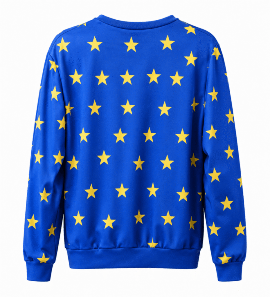 Sudadera BOCA JUNIORS, azul rey con estrellas