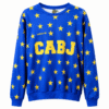Sudadera BOCA JUNIORS, azul rey con estrellas