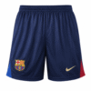 Pantaloneta BARCELONA, azul oscuro y esquinas azul y rojo
