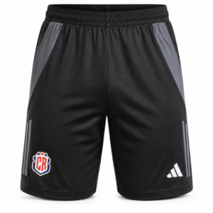 Pantaloneta COSTA RICA, impermeable, negro con gris a los costados