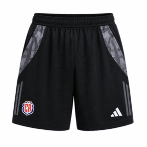 Pantaloneta COSTA RICA, negra con diseños a los costados