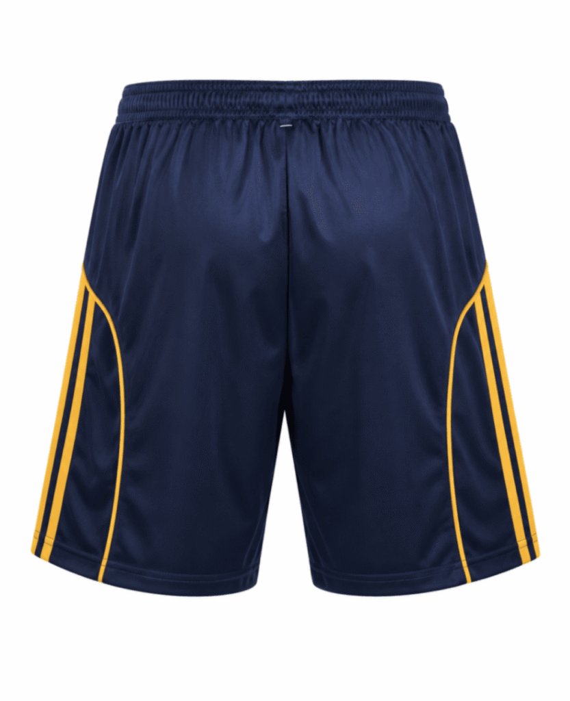 Pantaloneta BOCA JUNIORS #5, azul marino. 120 aniversario