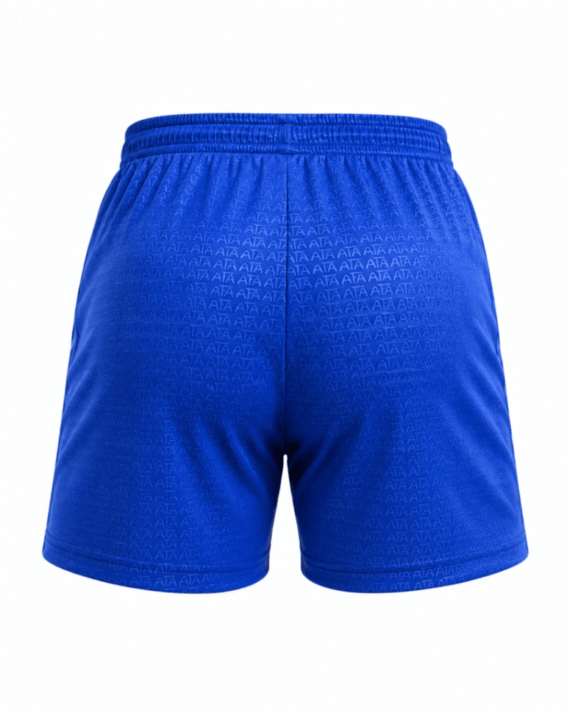 Pantaloneta ARGENTINA 1994 #10, azul con rombos negros al costado
