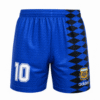 Pantaloneta ARGENTINA 1994 #10, azul con rombos negros al costado