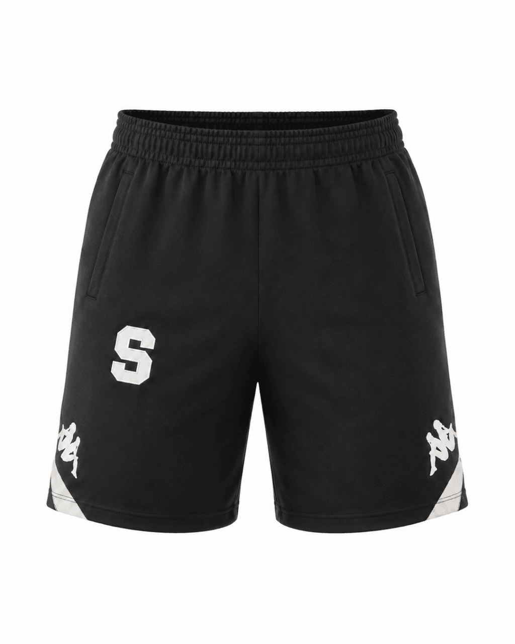 Pantaloneta DEPORTIVO SAPRISSA, gris con logos en blanco